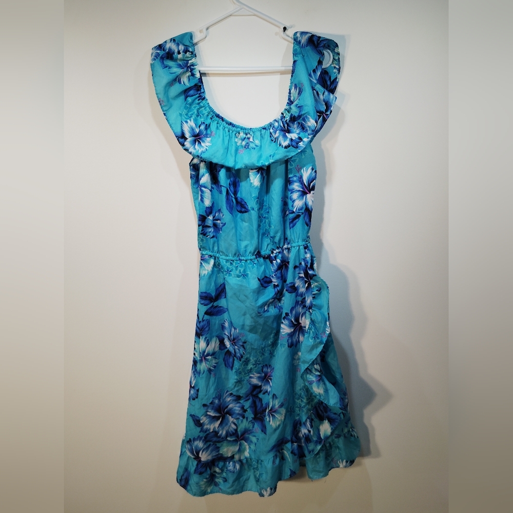 Jade Fashion blue floral midi dress